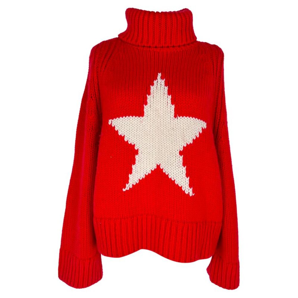 Goldbergh Beauty Star Knitwear Sweater in Red Wool